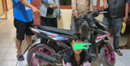 Pelaku Curanmor di Lansano Taratak.