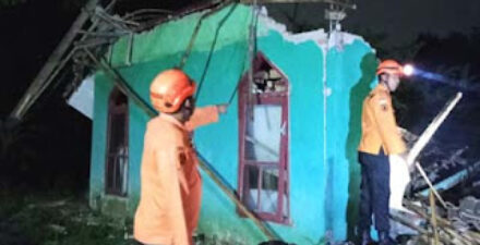 Mushola di Bojongmangu Hancur Akibat Gempa