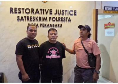 Polisi dari Polres Pasaman dengan bantuan Polresta Pekanbaru berhasil menangkap pelaku