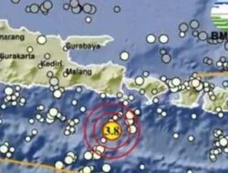 BMKG Catat Gempa 3,8 SR di Bali Barat Daya