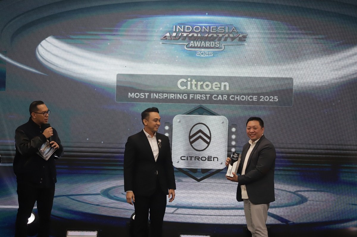 Indonesia Automotive Awards 2025, Citroen Dianugerahi Most Inspiring First Car Choice.