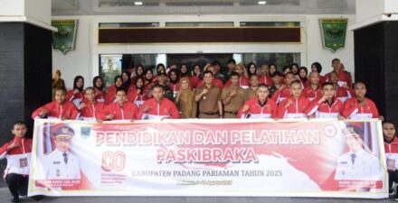 Wabup Padang Pariaman Resmikan Diklat Paskibraka Diikuti 34 Pelajar Terbaik Disiapkan Jadi Patriot Tangguh
