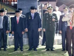 Pemko Pariaman dan Pemkab Padang Pariaman Apel Renungan Suci di TMP Kusuma Bangsa Kota Pariaman