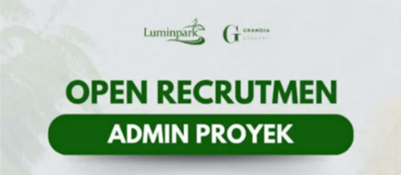 Luminpark Padang Cari Admin Proyek dengan Latar Belakang Teknik Sipil/Quantity Surveying.