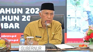 Gubernur Sumbar Mahyeldi.
