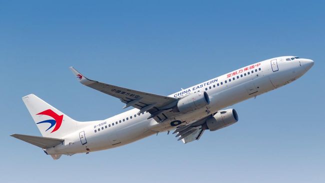 Ilustrasi pesawat China Eastern Airlines.