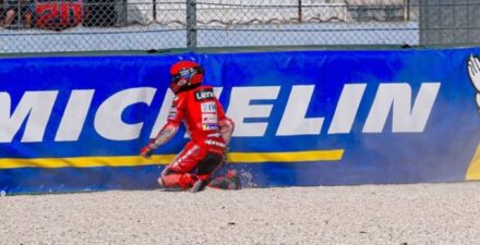 Pembalap Tim Ducati Lenovo, Marc Marquez.
