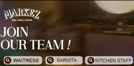 MARKEZ Padang Buka Lowongan untuk Posisi Waitress, Barista, dan Kitchen Staff.
