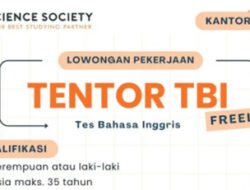 Science Society Buka Lowongan Tentor Bahasa Inggris, Penempatan Padang