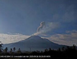 Gunung Lewotobi Laki-laki Erupsi Besar, PVMBG Naikkan Status ke Level IV (Awas)
