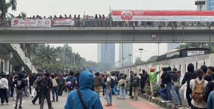 Aksi demo besar yang terjadi di sejumlah daerah dalam beberapa hari terakhir.