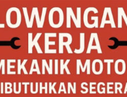 BS Motor Padang Cari Mekanik Motor Berpengalaman