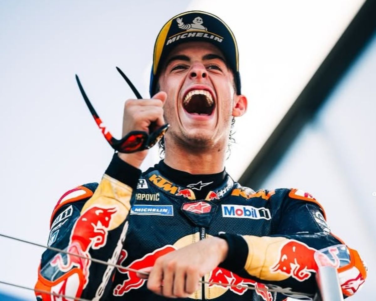 Pembalap Tim Red Bull KTM, Pedro Acosta.