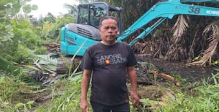 Ketua RW IV Padang Bangun Drainase 1,3 Km Demi Atasi Banjir