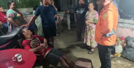 Nelayan selamat setelah kapal kecelakaan di Sungai Pisang.