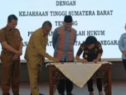 Pemrov Sumbar MoU Dengan Kajati Sumbar Penanganan Masalah Hukum Perdata dan Tata Usaha Negara