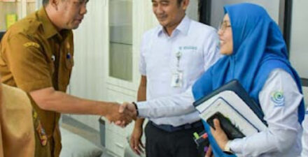 Sekretaris Daerah Kab, Agam, Mhd Lutfi, menerima kunjungan silaturahmi BPJS Kesehatan