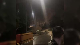 Longsor di Flyover Kelok Sembilan.