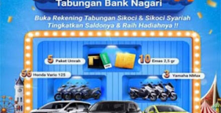 Bank Nagari! Program Gebyar Hadiah Tabungan