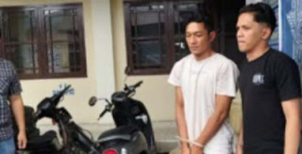 Satreskrim Pasaman Amankan Pelaku Pencurian Getah Karet