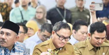 Bupati Kepulauan Mentawai, Rinto Wardana, turut hadir dalam Rapat Koordinasi