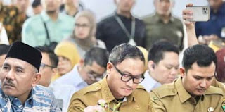 Bupati Kepulauan Mentawai, Rinto Wardana, turut hadir dalam Rapat Koordinasi