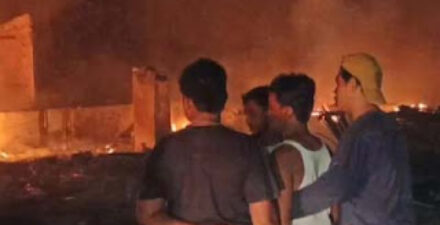 Ratusan Juta Rupiah Rugi, Keluarga Selamat dari Kebakaran Kios