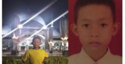 Seorang bocah bernama Habib Husain Alvaro (10) dilaporkan hilang