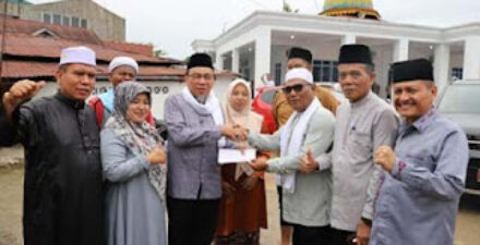 Momentum Maulid Nabi, Masjid Nurul Yaqin Balai Gadang Dibangun Lagi