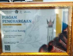 Nagari di Agam Juga Sabet Penghargaan Dana Desa