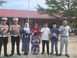 Jasa Raharja Sumbar dan Satlantas Pessel Tanamkan Budaya Tertib Lalu Lintas Kalangan Pelajar