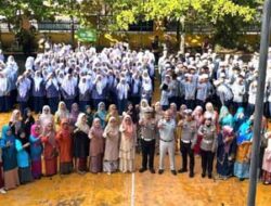 Jasa Raharja dan Satlantas Polres Pessel Sosialisasikan Keselamatan Berlalu Lintas di SMPN 1 Painan