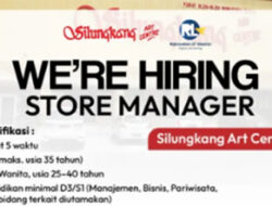 Silungkang Art Centre Buka Lowongan Store Manager, Cek Syarat dan Cara Daftarnya