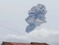 Gunung Marapi Kembali Erupsi, Kolom Abu Capai 1.500 Meter di Atas Puncak