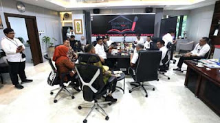 Wagub Vasko bahas sekolah rakyat dengan Kementerian Sosial.