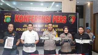 Polres Jakut mengungkap sindikat curanmor lintas provinsi.