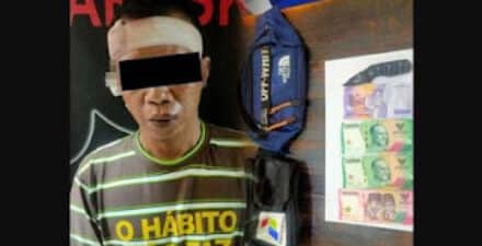 Pria berinisial JM (40), ditangkap warga karena melakukan pencurian