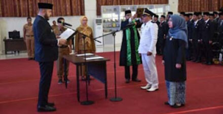 Fadly Amran Lantik 122 Pejabat Baru, Tegaskan Pentingnya Inovasi dan Transformasi Digital