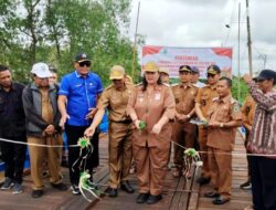 Hargatin Hadiri Peresmian Jembatan Penghubung Kelurahan Panamas, Akses Masyarakat Berjalan Lancar