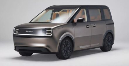 Gambar mobil konsep Sharp LDK+.