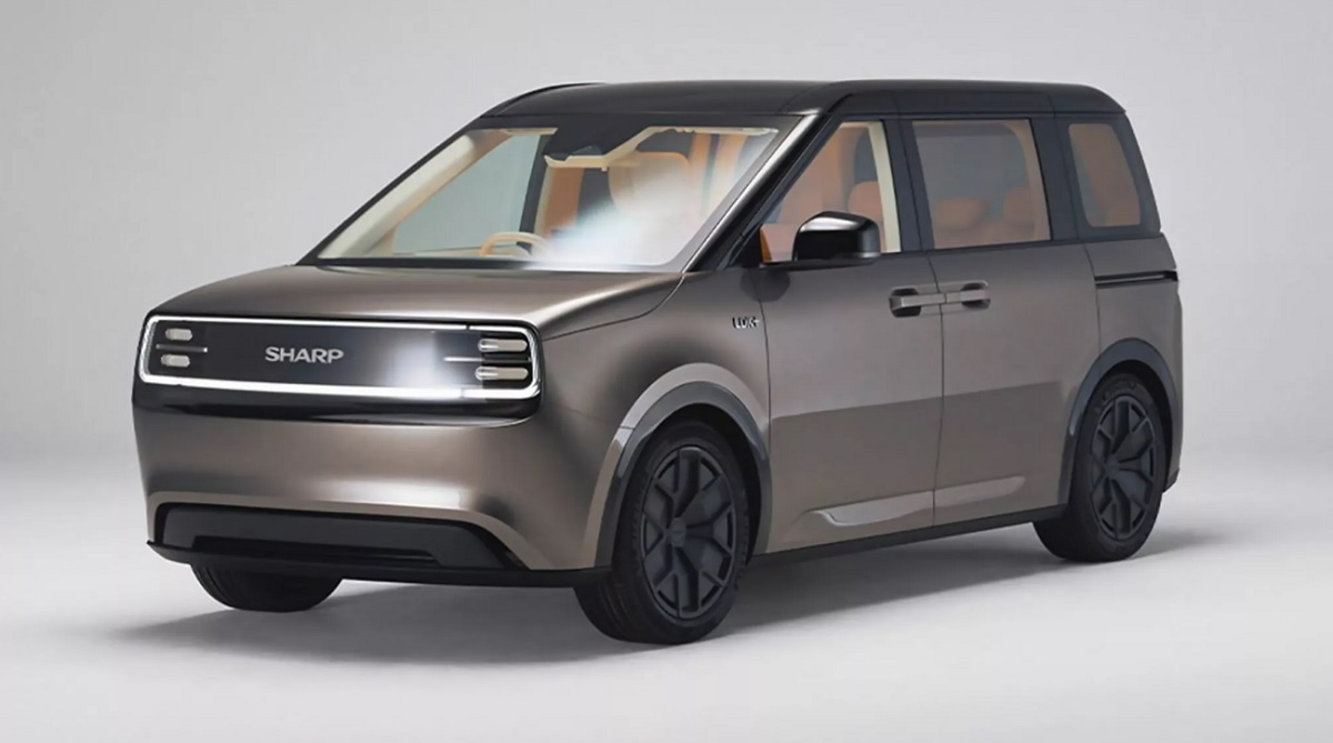 Gambar mobil konsep Sharp LDK+.