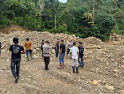 Satgas Ilegal Mining Polres Solok Selatan Tertibkan PETI