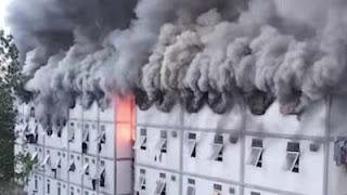 Kebakaran melanda gedung hunian pekerja konstruksi (HPK)