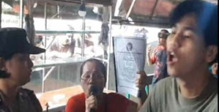 Sejumlah ahli waris rumah alm. Kornelius Merata Duha protes pengukuran tanah bangunan