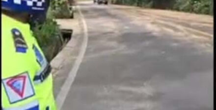 Kemacetan Parah di Padang Panjang Akibat Tumpahan CPO