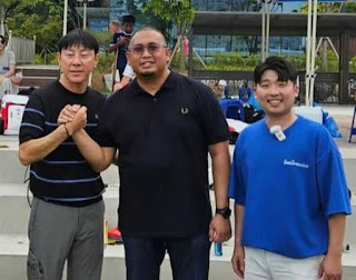 Wakil Ketua Komisi VI DPR Andre Rosiade bersama Shin tae Yong