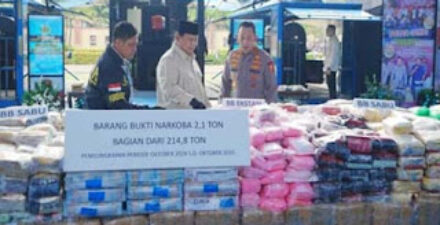 Sejumlah Narkoba untuk dimusnakan