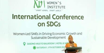 Nuraa Women’s Institute saat menggelar Konferensi Internasional tentang Sustainable Development Goals. (Dok. Istimewa)