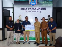 Bank Mandiri Taspen Bantu Korban Kebakaran Pasar Payakumbuh Melalui Program CSR