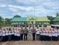 Jasa Raharja Sumbar dan Satlantas Polres Pesisir Selatan Gelar Safety Campaign Lintas di SMKN 2 Painan, Pesisir Selatan